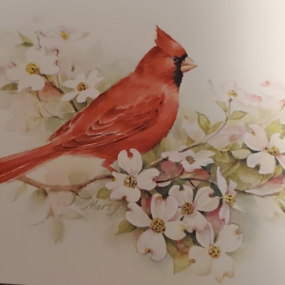 Cards 9 Red Farm Studio Cardinal and Dogwood - Picture 4 of 6